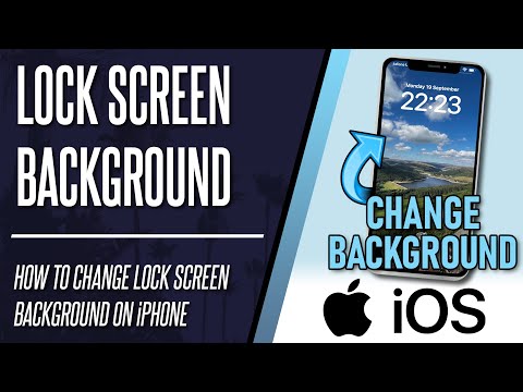 How To Change Lock Screen Background On Iphone (Ios 16) - Youtube