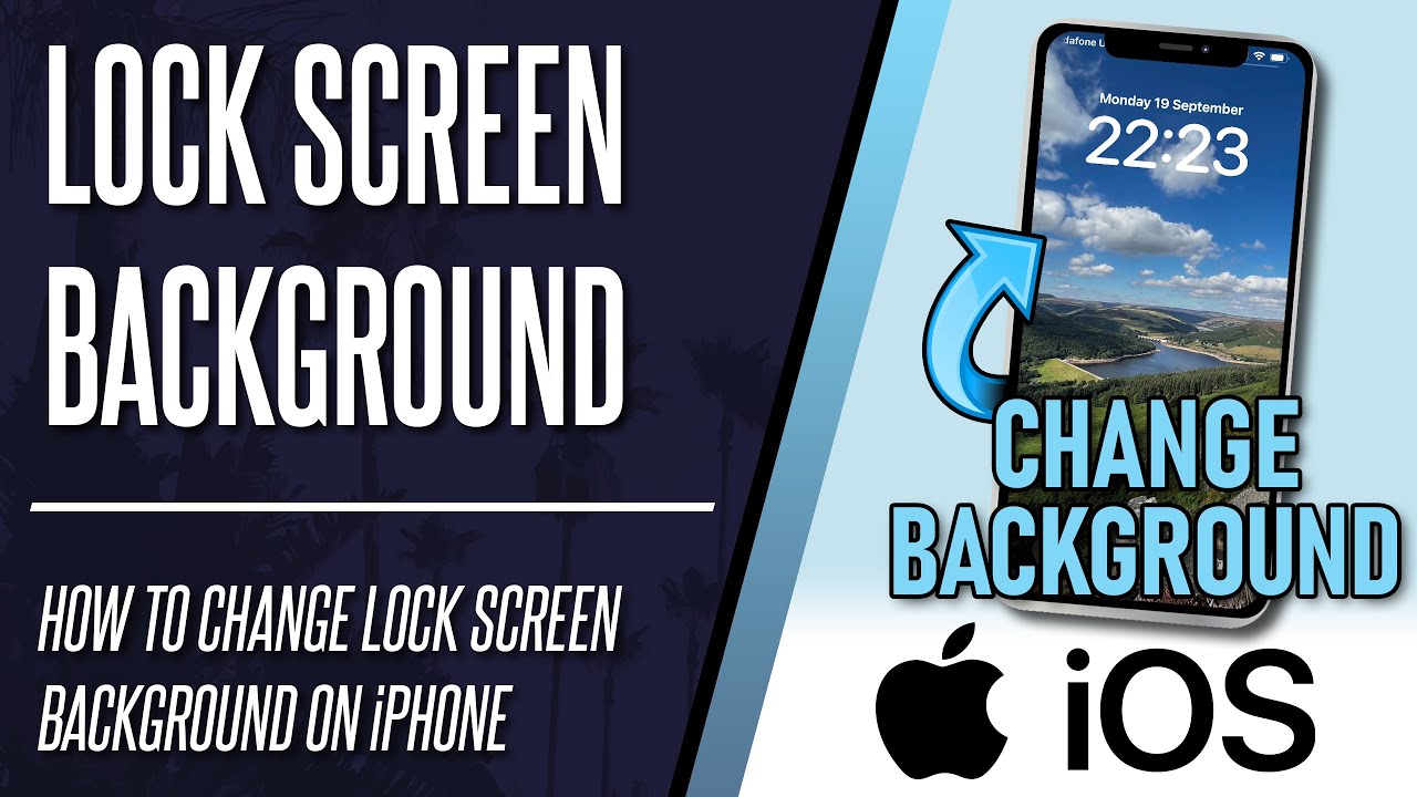 How To Change Lock Screen Background On IPhone iOS 16 YouTube