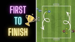 First To Finish | 1 vs 1 Football/Soccer Drill