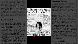 Celebrity Farmer married 9 yr old girl. #childbride #charliejohns #eunicewinstead #truestory Profile