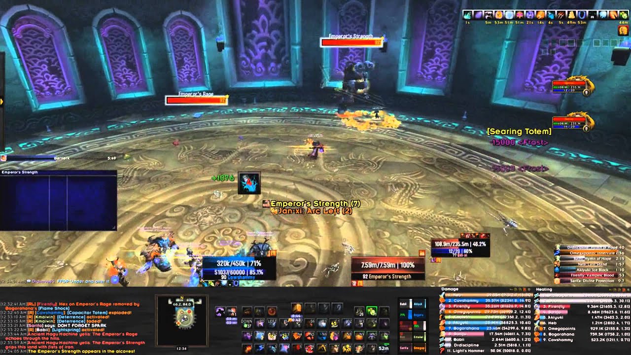 Will of the Emperor 10 Man Heroic - Mogu'shan Vaults - Enhancement Shaman POV
