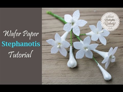 Wafer Paper Flowers Tutorial