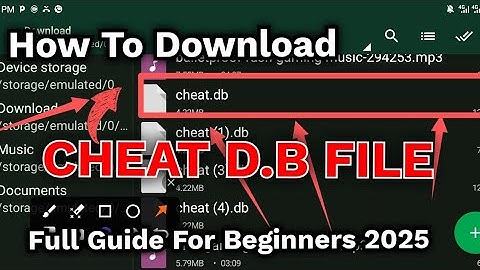 🔥 Download CHEAT.D.B File for Android & Laptop PPSSPP Emulator (2025 Edition!) 🔥