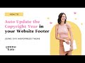 How to use Divi’s Dynamic Content to auto update the copyright year in your website footer