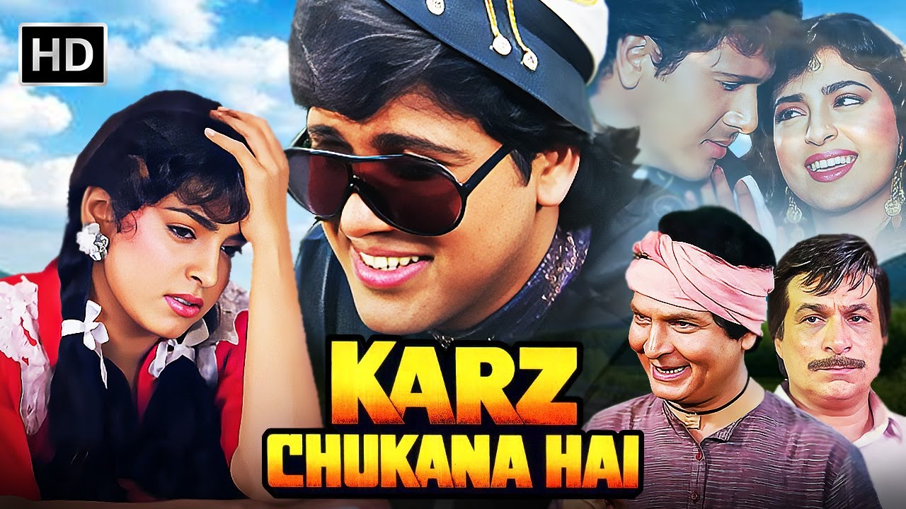 गोविंदा, जूही चावला की सुपरहिट हिंदी मूवी - 90 के दशक की बॉलीवुड ब्लॉकबस्टर मूवी - कादर खान, असरानी