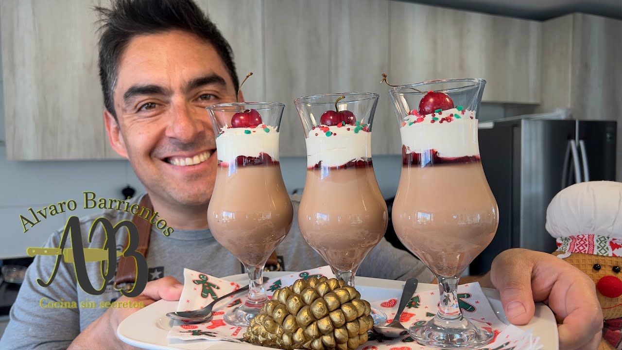 POSTRE DE NAVIDAD 2023 | Este postre de chocolate en copa es el mejor - Alvaro Barrientos