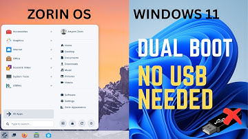 Zorin OS installeren zonder USB op Windows 11/10 | Dual Boot in UEFI-modus