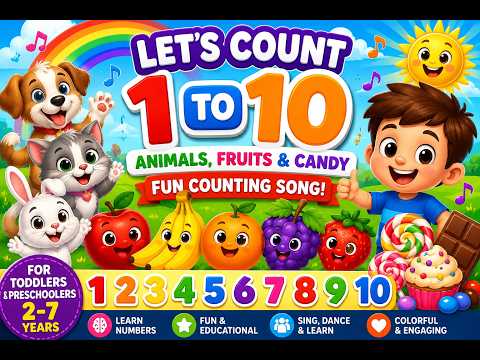 Still from the IDIOPOP KIDS counting song
