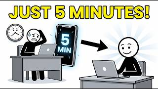 The 5-Minute Rule That Beats Procrastination (Backed by Psychology) 🧠