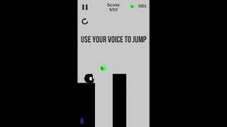 Scream Jumper game on Google PlayStore! A new voice control game screenshot 2