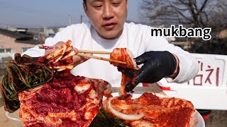 흰쌀밥🫦매운김치올려서!!!김치먹방(spicy kimchi !!! mukbang)1080p60