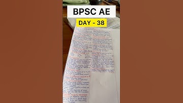 DAY 38/75 Hard challenge | BPSC AE #bpscae #bpsc #engineering #civilengineering