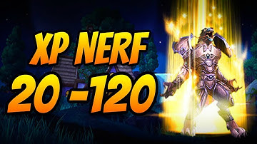 XP NERF 20-120 Experience Required to Level Reduced in 8.1 PTR Build 28366 | WoW Battle for Azeroth