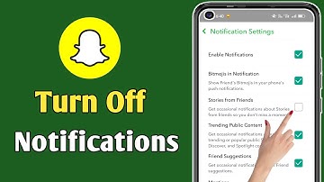 How to Turn off Notifications on Snapchat || turn off Snapchat notifications