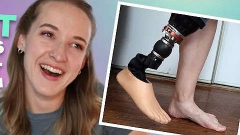 HOW TO PUT ON MY ABOVE KNEE PROSTHETIC WITH PIN LINER & #SHUTTLE_LOCK_SYSTEM