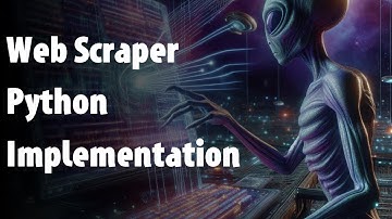 How can you implement a web scraper in Python?