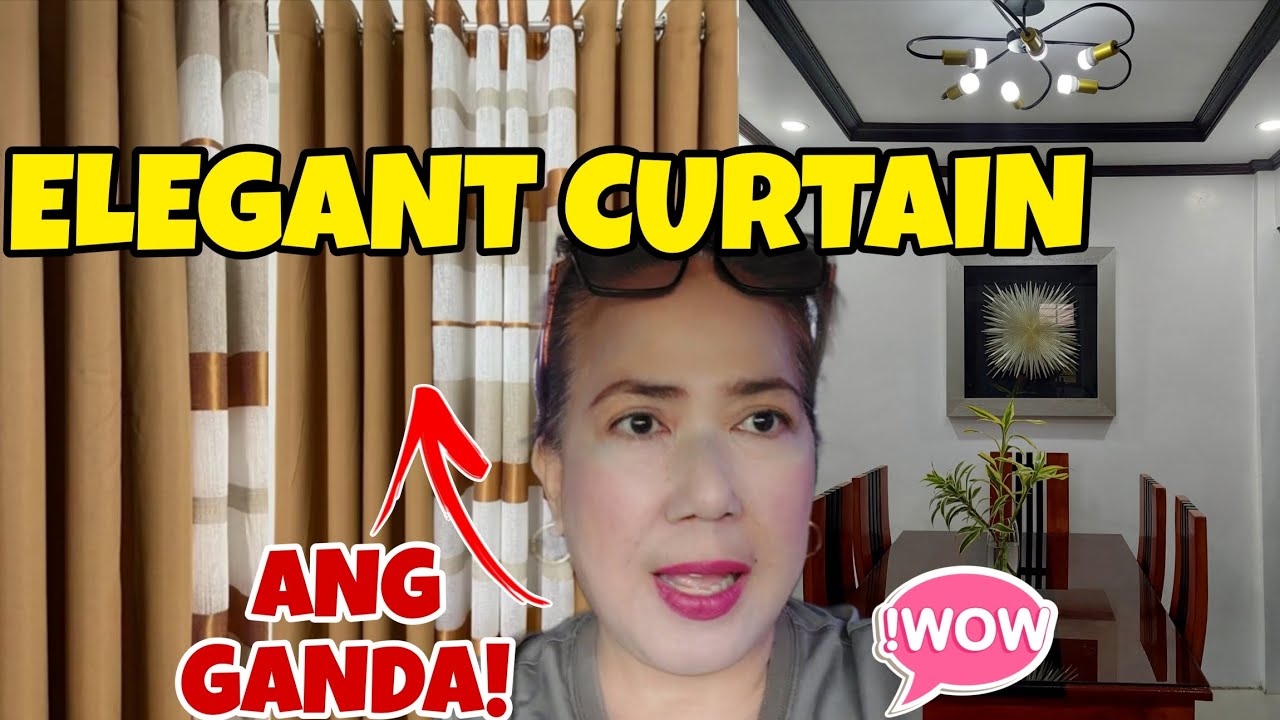 ELEGANT CURTAIN PARA SA DREAM HOUSE DUMATING NA!
