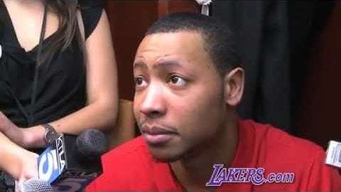 Lakers vs Hawks - Postgame: Andrew Goudelock Interview