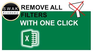👍 Remove All Applied Filters With One Click in Excel
