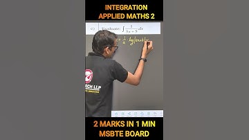 INTEGRATION | NILESH SIR | APPLIED MATHS-2 | S DIPLOMA SEM-2