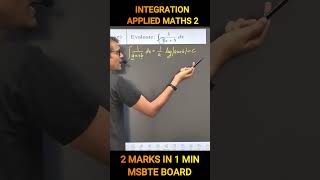 INTEGRATION | NILESH SIR | APPLIED MATHS-2 | S DIPLOMA SEM-2