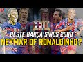 Beste 11 FC Barcelona Sinds 2000: Twijfelshow Tussen Artiesten Neymar & Ronaldinho!