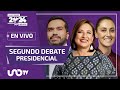 Segundo debate presidencial. Jorge Álvarez Máynez, Xóchitl Gálvez y Claudia Sheinbaum
