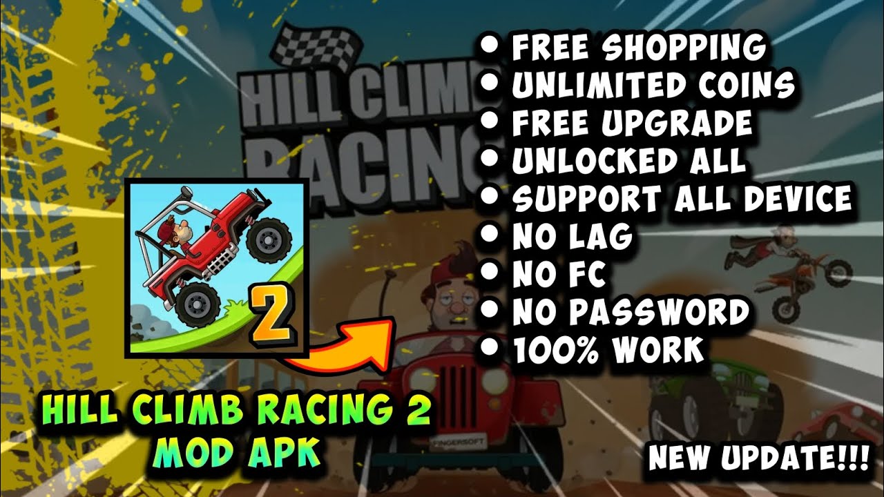 HILL CLIMB RACING 2 MOD APK [ NO PW ]