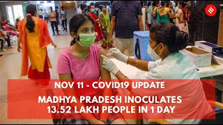 COVID-19 updates: Madhya Pradesh Inoculates 13.52 Lakh People in 1 day