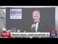 MUST WATCH: President Trump plays a DEVASTATING video for Joe Biden in #Pennsylvania!
