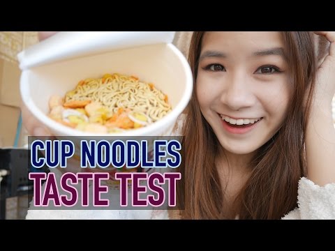 Cup Noodles from JAPAN Taste Test | Kim Dao