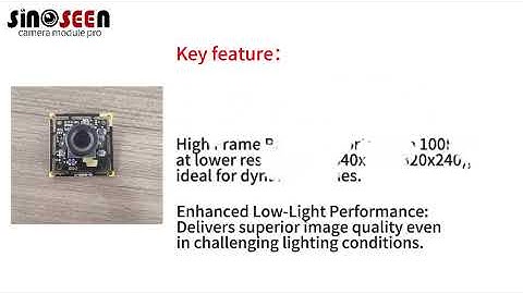 Superior Imaging with Sinoseen 1/2.7" CMOS Sensor: High Frame Rates Enhanced Low-Light Performance!