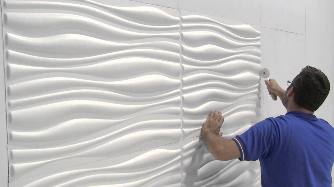 Pannelli decorativi da interni fai da te Rivestimento in gesso effetto pietra
