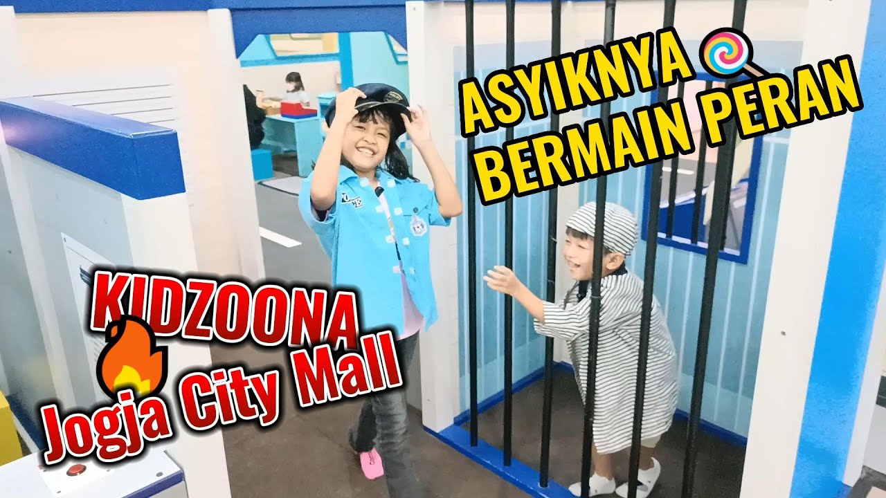 SERUNYA BERMAIN PERAN DI PLAYGROUND KIDZOONA JOGJA CITY MALL (JCM) YOGYAKARTA