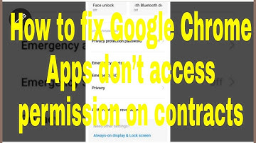How to fix Google Chrome Apps don’t access permission on contracts