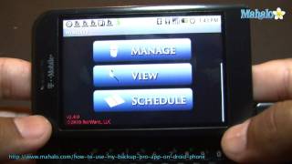 How to Use My Backup Pro App on Droid Phone screenshot 3