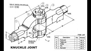 KNUCKLE JOINT 2D MALAYALAM TUTORIAL