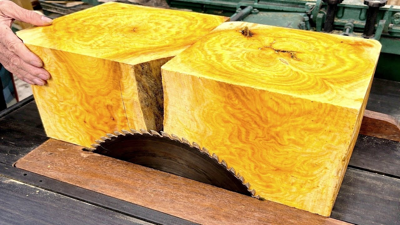 The Immense Value Of A Masterpiece Made Yellow Wood That Very Few People Use – An Incredible Process