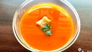 कडकडीत थंडीसाठी गरमागरम टोमॅटो सुप|टोमॅटो सार|Tomato Soup|Soup