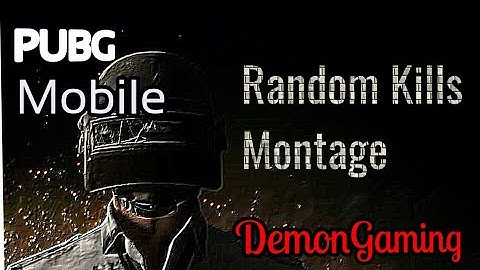 PUBG Mobile | Random Kills Montage | First Video