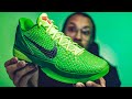 Nike Zoom Kobe 6 Protro Grinch Christmas FIRST LOOK