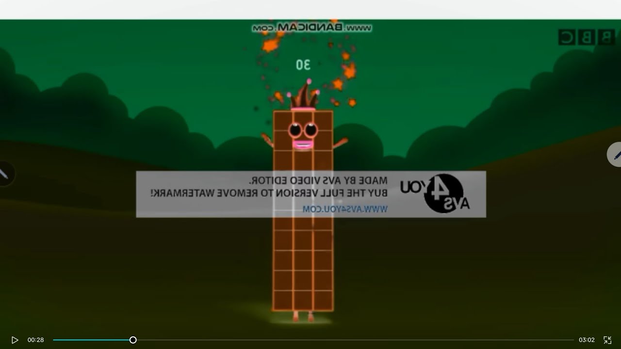 Numberblocks land of giants effects 20 g major 445