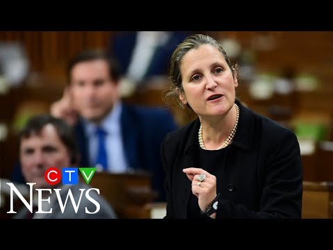 Freeland criticizes O'Toole's China comments: 'Either ignorance or partisan insinuation'