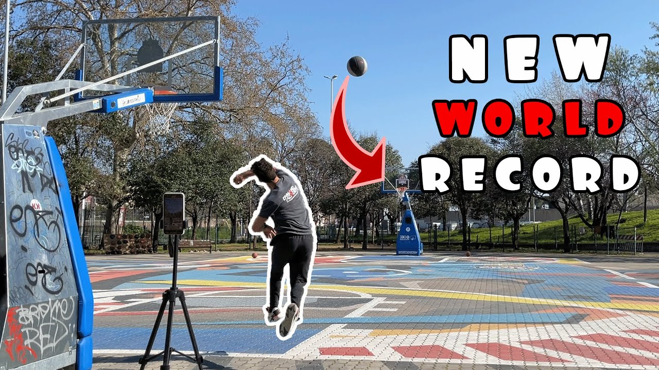 World's Longest Basketball Shot Blindfolded w Trickshotdav YouTube