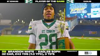 MVP: St Ed's Brandon White D1 State Championship