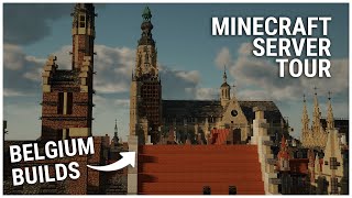 Dutch & Belgium Inspired Minecraft Builds - Server Update Tour