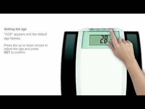 CONAIR WW912F Weight Watchers Bluetooth Bathroom Scale Instruction