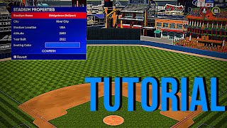 How To Change Elevation And Wall Dimensions On MLB The Show 22 Stadium Creator