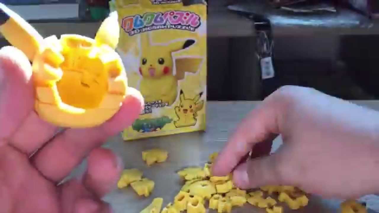 POKEMON Pikachu 3D PUZZLE! Unboxing+assembly!!!! 