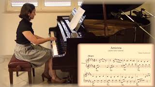 Amicizia Easy Piano Sheet Music By Composer Tatiana Stankovych